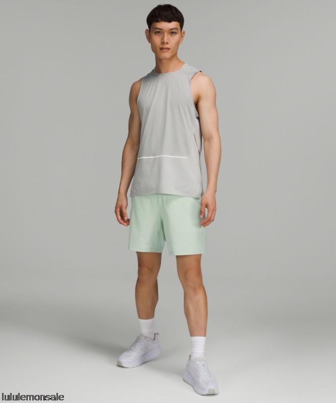 Lululemon Deutschland DELULU820 | Lululemon Deutschland Arctic Green Pace Breaker Gefüttert Kurz 7